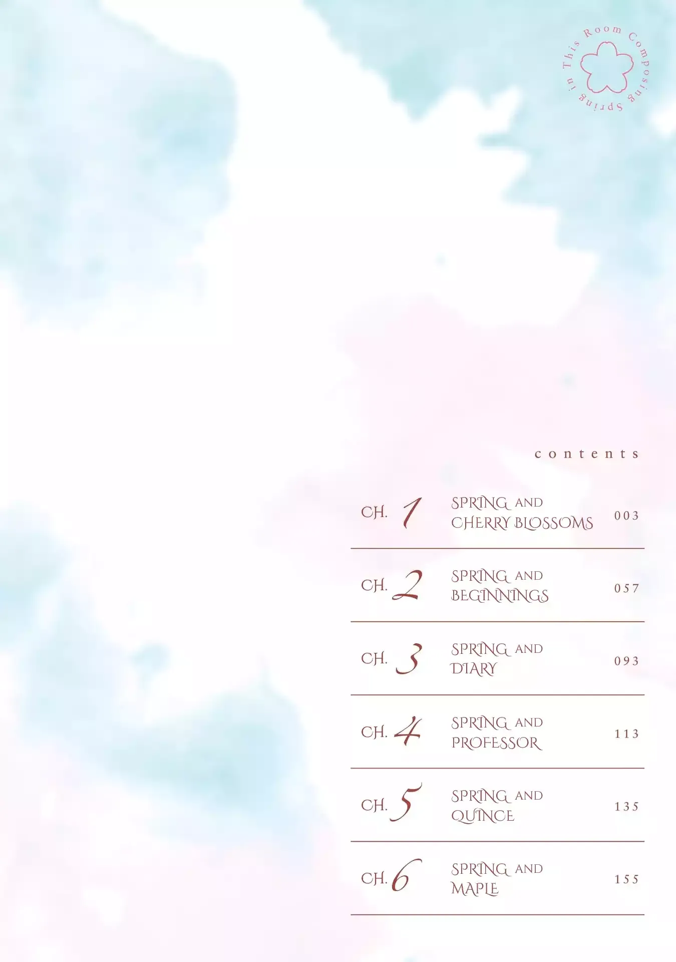 Composing Spring in This Room Where Cherry Blossoms Bloom Chapter 1 page 5 - 