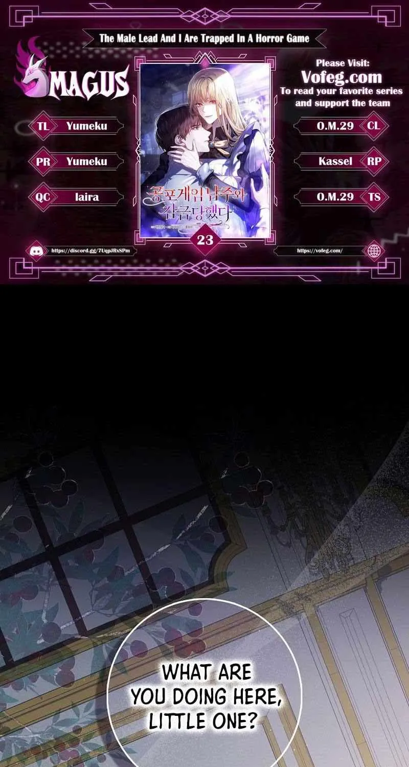 Confined Together with the Horror Game’s Male Lead Chapter 23 page 1 - 