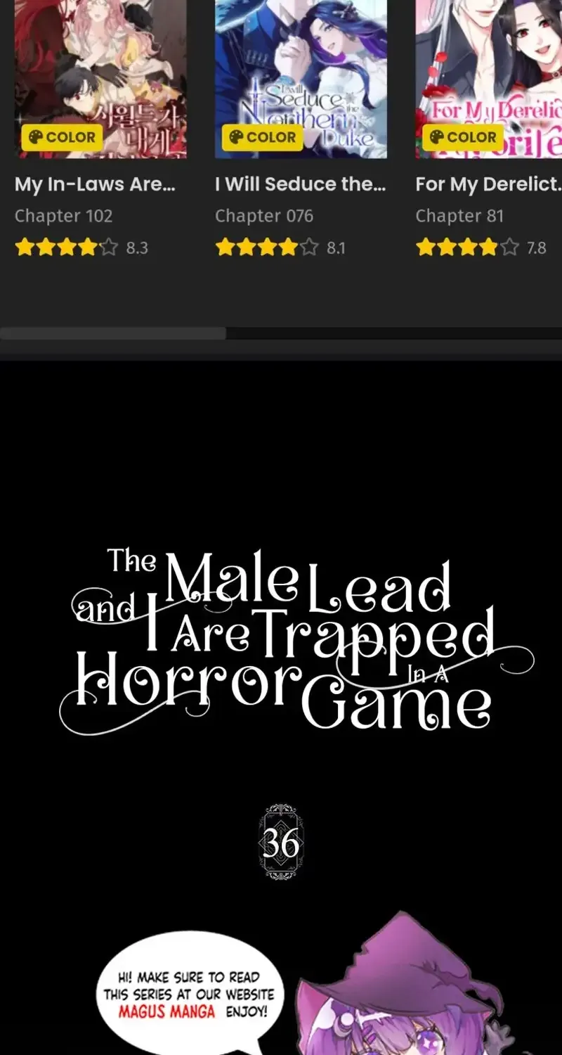Confined Together with the Horror Game’s Male Lead Chapter 36 page 3 - 