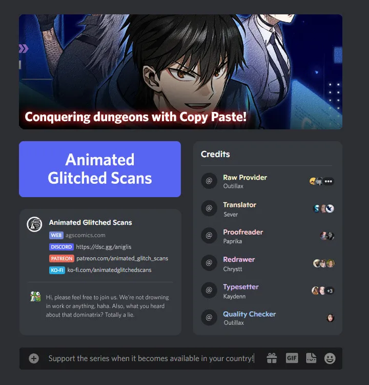 Conquering Dungeons With Copy Paste! Chapter 1 page 1 - 