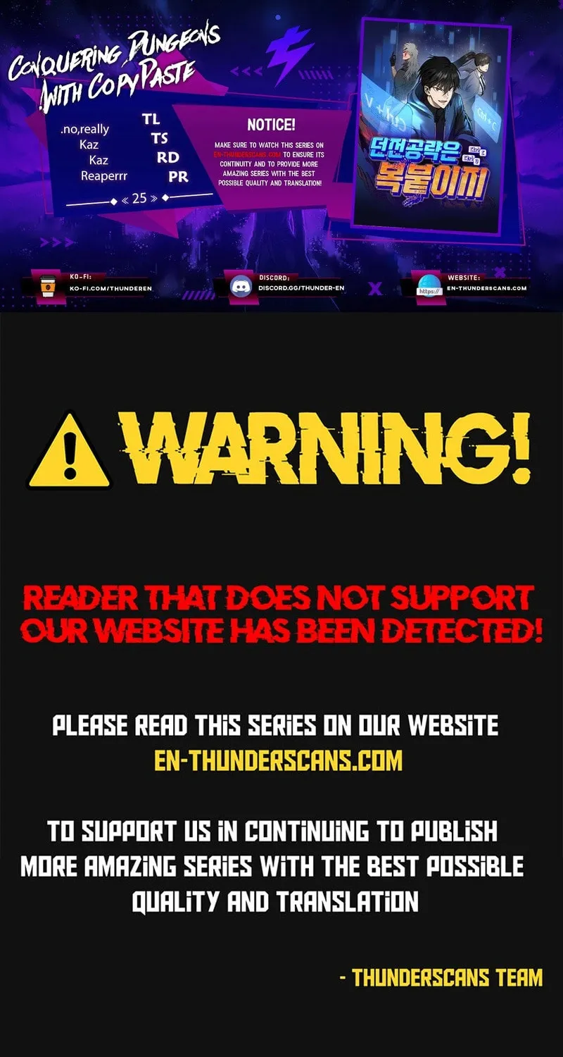 Conquering Dungeons With Copy Paste! Chapter 25 page 1 - 