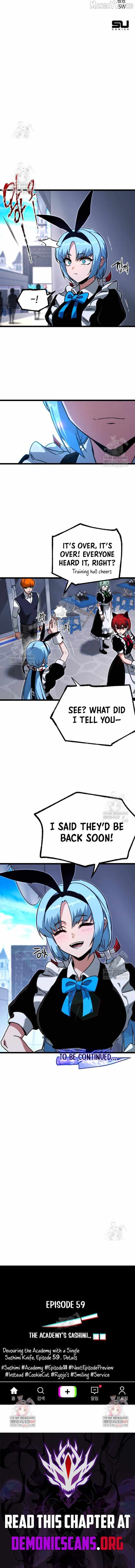 Conquering the Academy with Just a Sashimi Knife. Chapter 58 page 19 - 