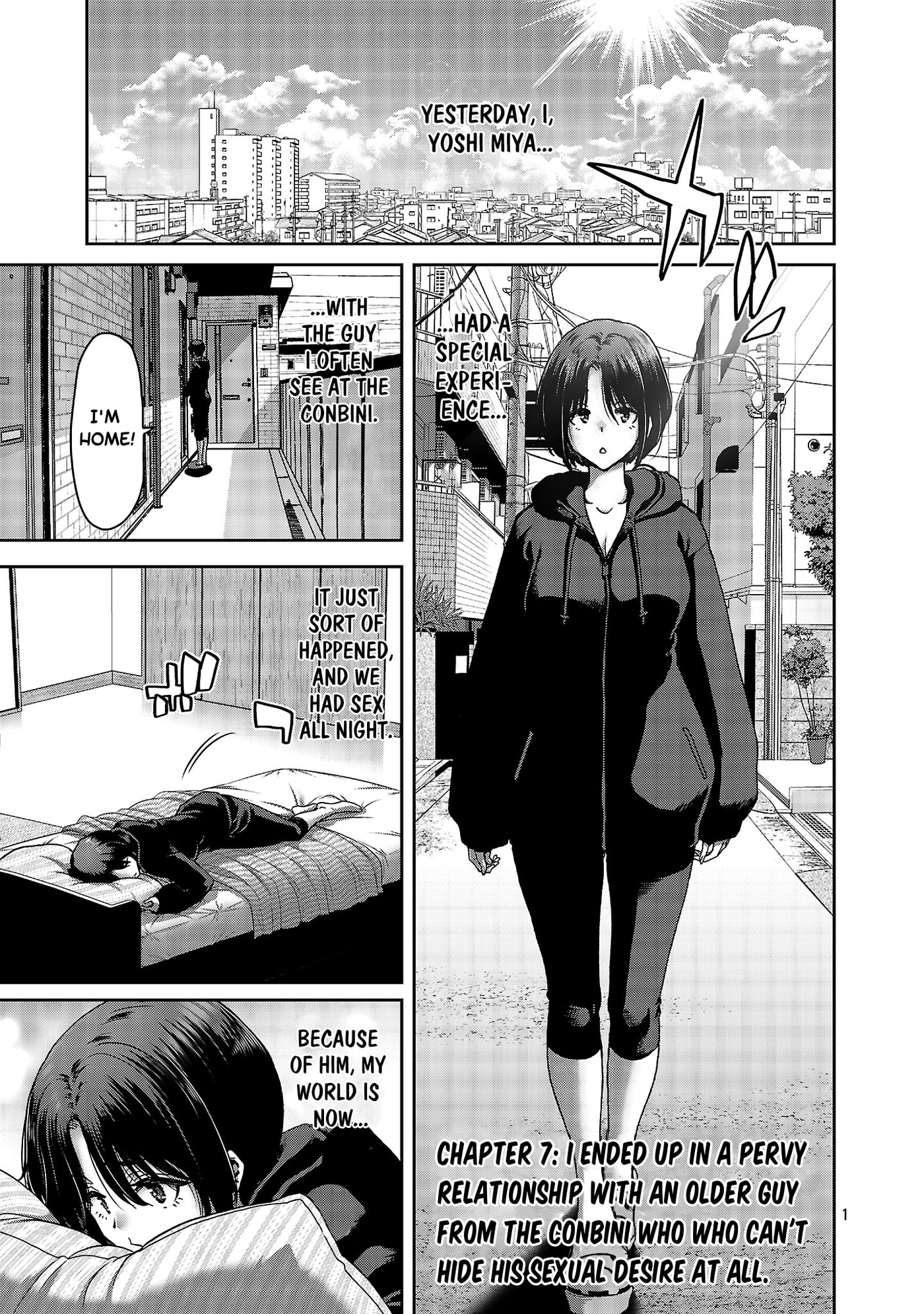 Conveni de Deatta Eroi Onnanoko to Tadarekitta Kankei ni Narimashita. Chapter 7 page 1 - 