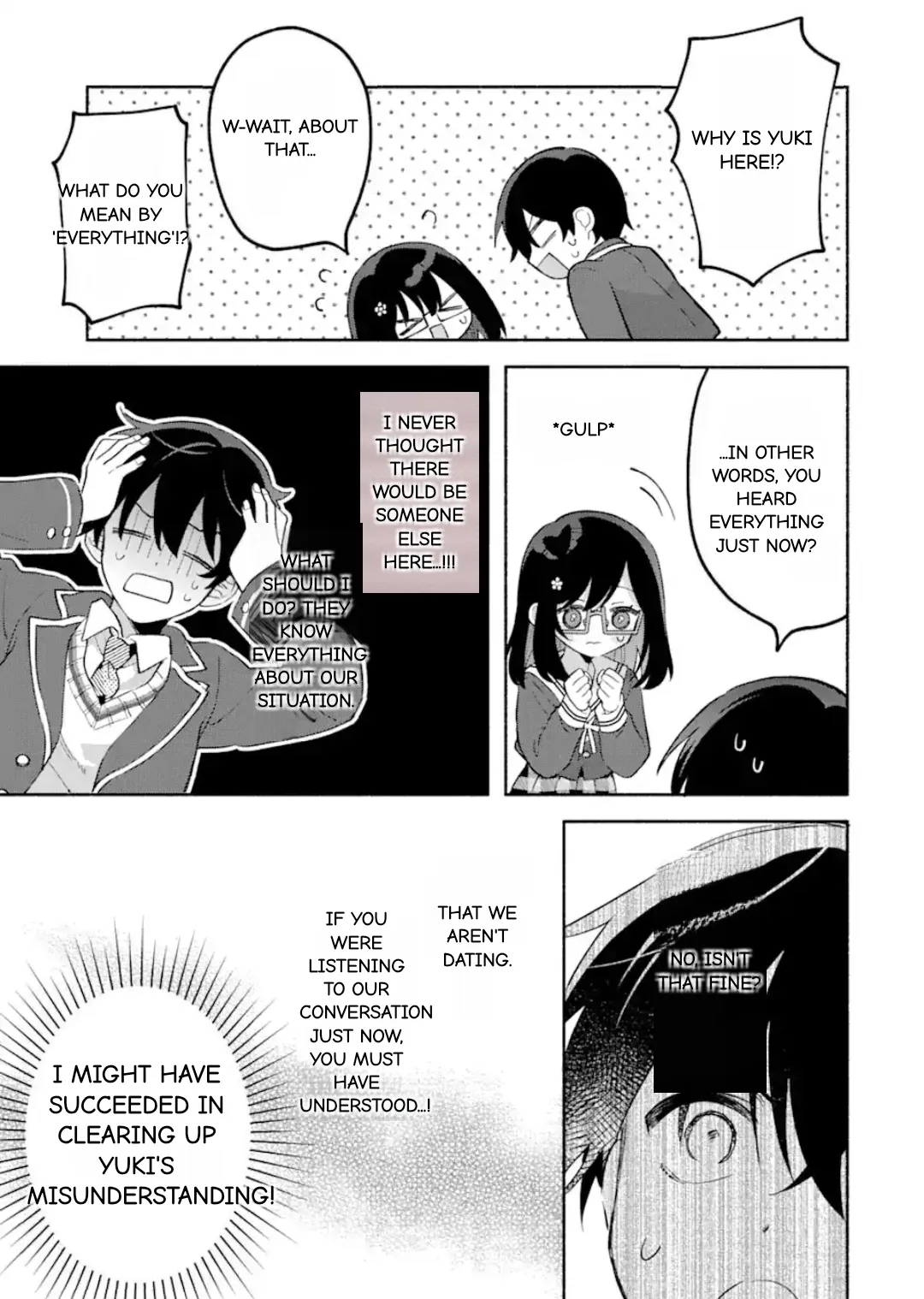 Cool Na Megami-Sama To Issho Ni Sundara, Amayakashi Sugite Ponkotsu Ni Shite Shimatta Ken Ni Tsuite Chapter 14.1 page 3 - 