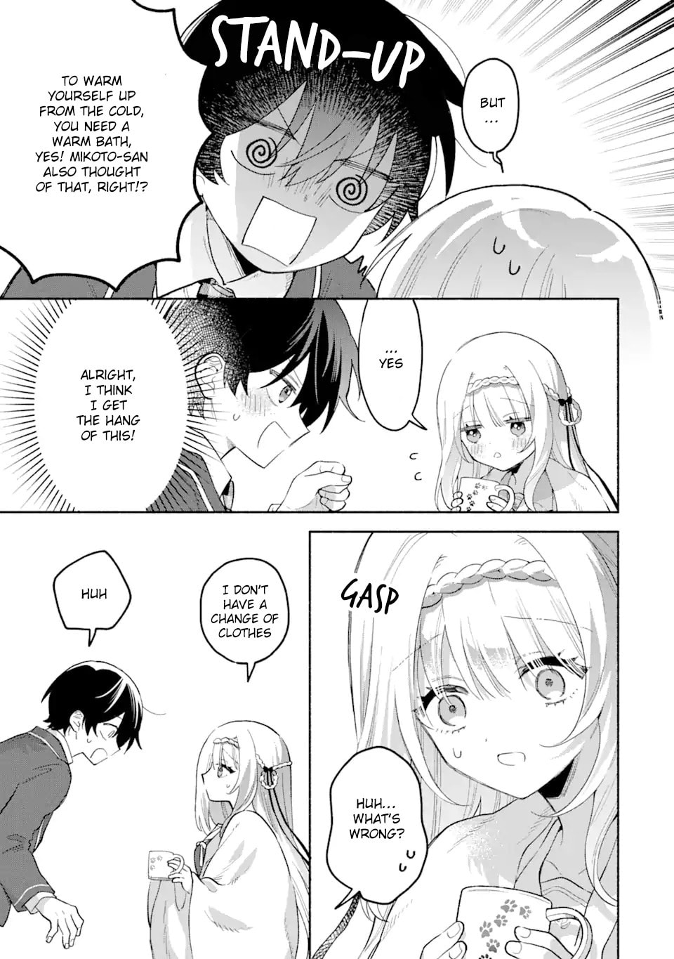 Cool na Megami-sama to Issho ni Sundara, Amayakashi Sugite Ponkotsu ni shiteshimatta Ken ni Tsuite Chapter 1 page 49 - 
