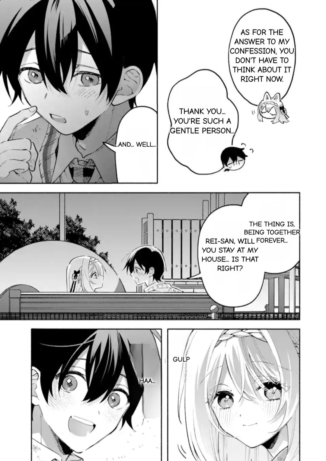 Cool na Megami-sama to Issho ni Sundara, Amayakashi Sugite Ponkotsu ni shiteshimatta Ken ni Tsuite Chapter 22.1 page 7 - 
