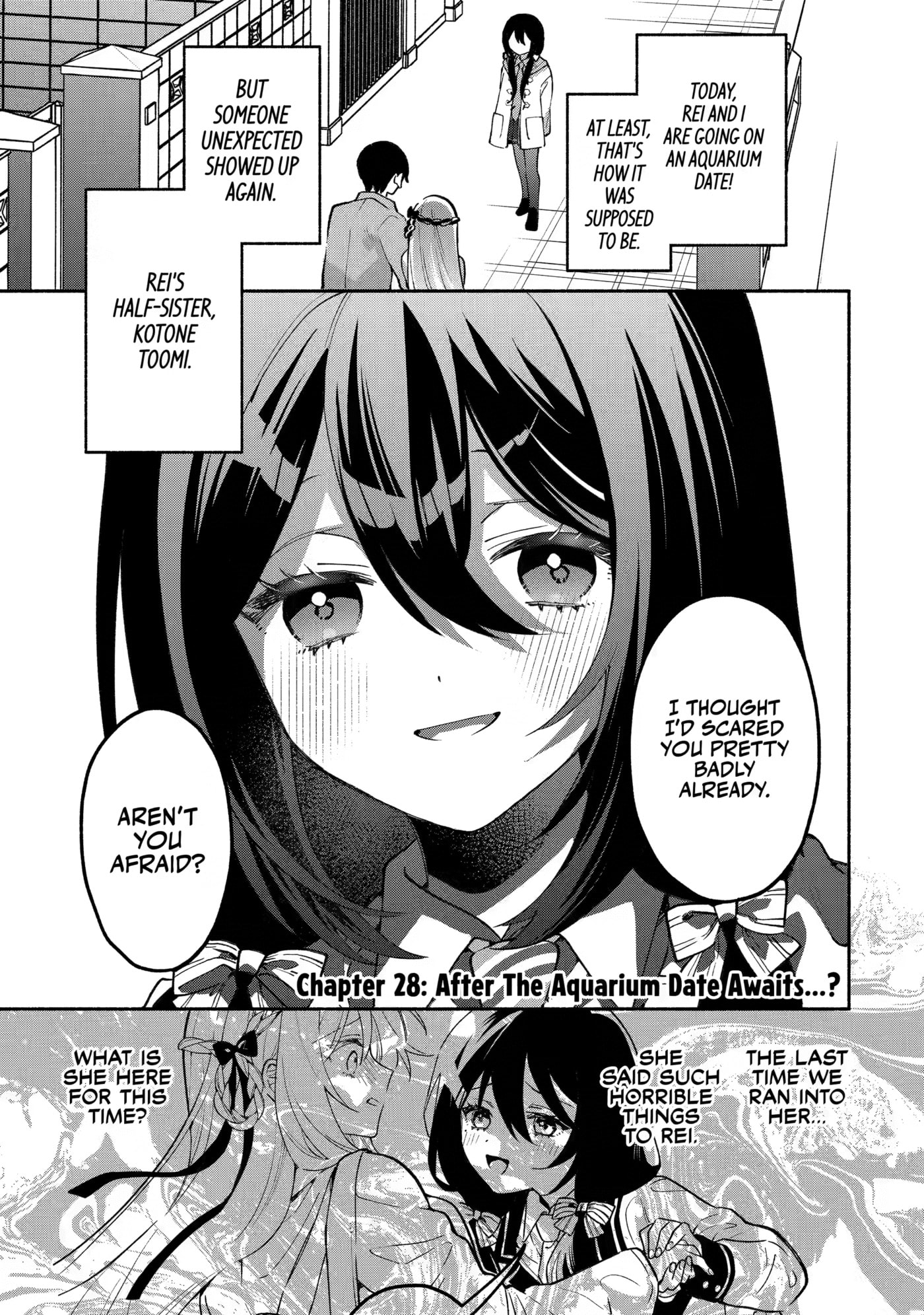 Cool na Megami-sama to Issho ni Sundara, Amayakashi Sugite Ponkotsu ni shiteshimatta Ken ni Tsuite Chapter 28 page 1 - 