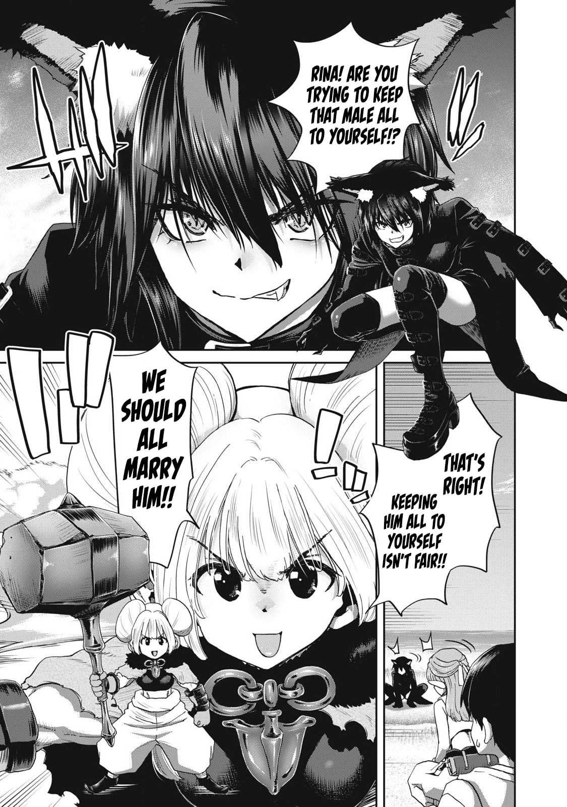 Craft Skill de Isekai no Mujintou wo Daikaizou! "......toka Omottara Senjuumin ga Ite, Ore no Kodane wo Neratteiru you desu" Chapter 1 page 47 - 