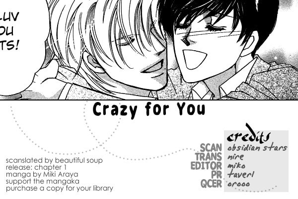 Crazy for You (ARAYA Miki) Chapter 1 page 2 - 