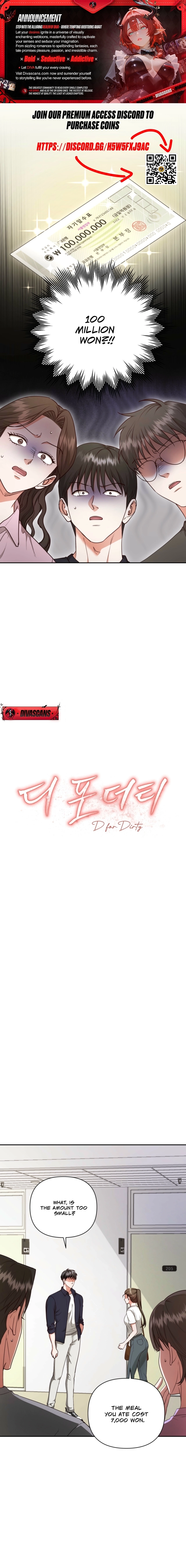 D for Dirty Chapter 6 page 1 - 