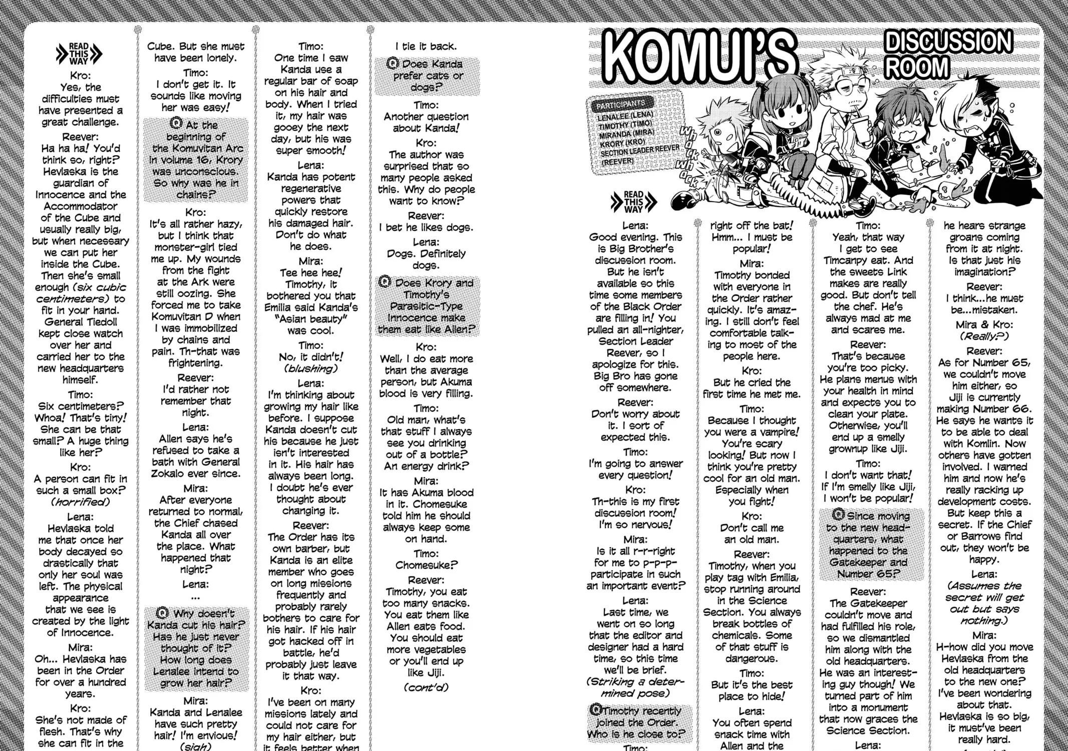 D.Gray-man Chapter 222 page 61 - 