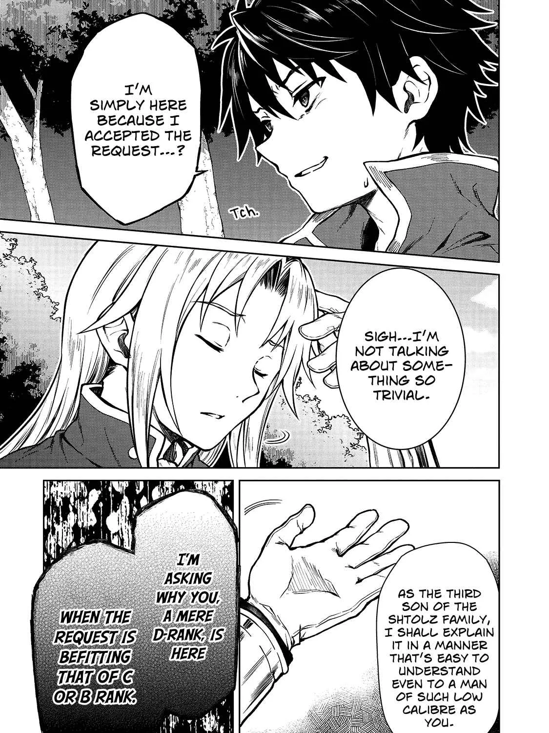 D-kyuu Boukensha no Ore, Naze ka Yuusha Party ni Kanyuu Sareta Ageku, Oujo ni Tsukima Towareteru Chapter 2 page 25 - 