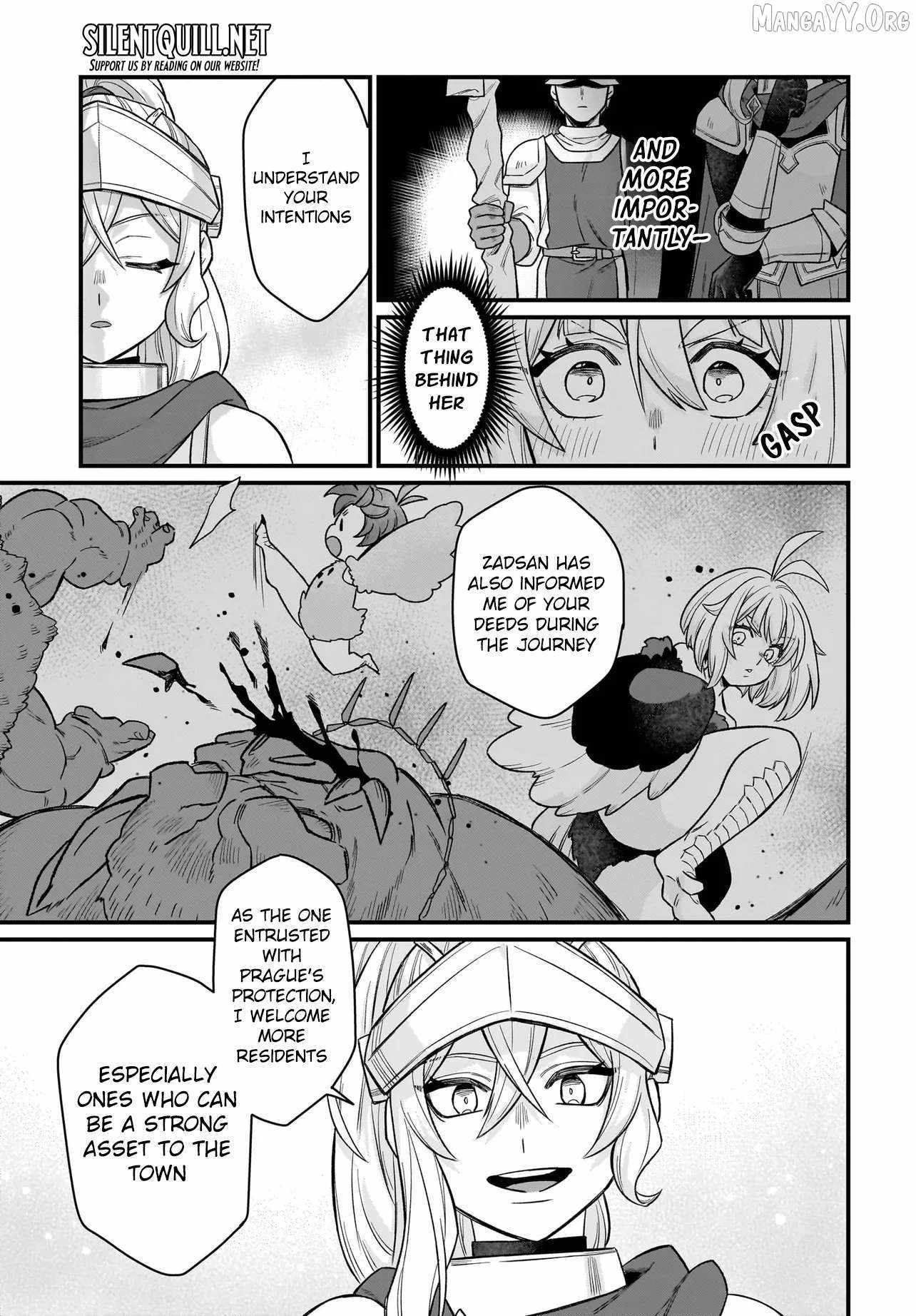 Dachoujuujin no wa Chamecha Musou Aho Kawaii Saikyou Shuzoku no Riidaa ni Narimashita Chapter 4 page 26 - 
