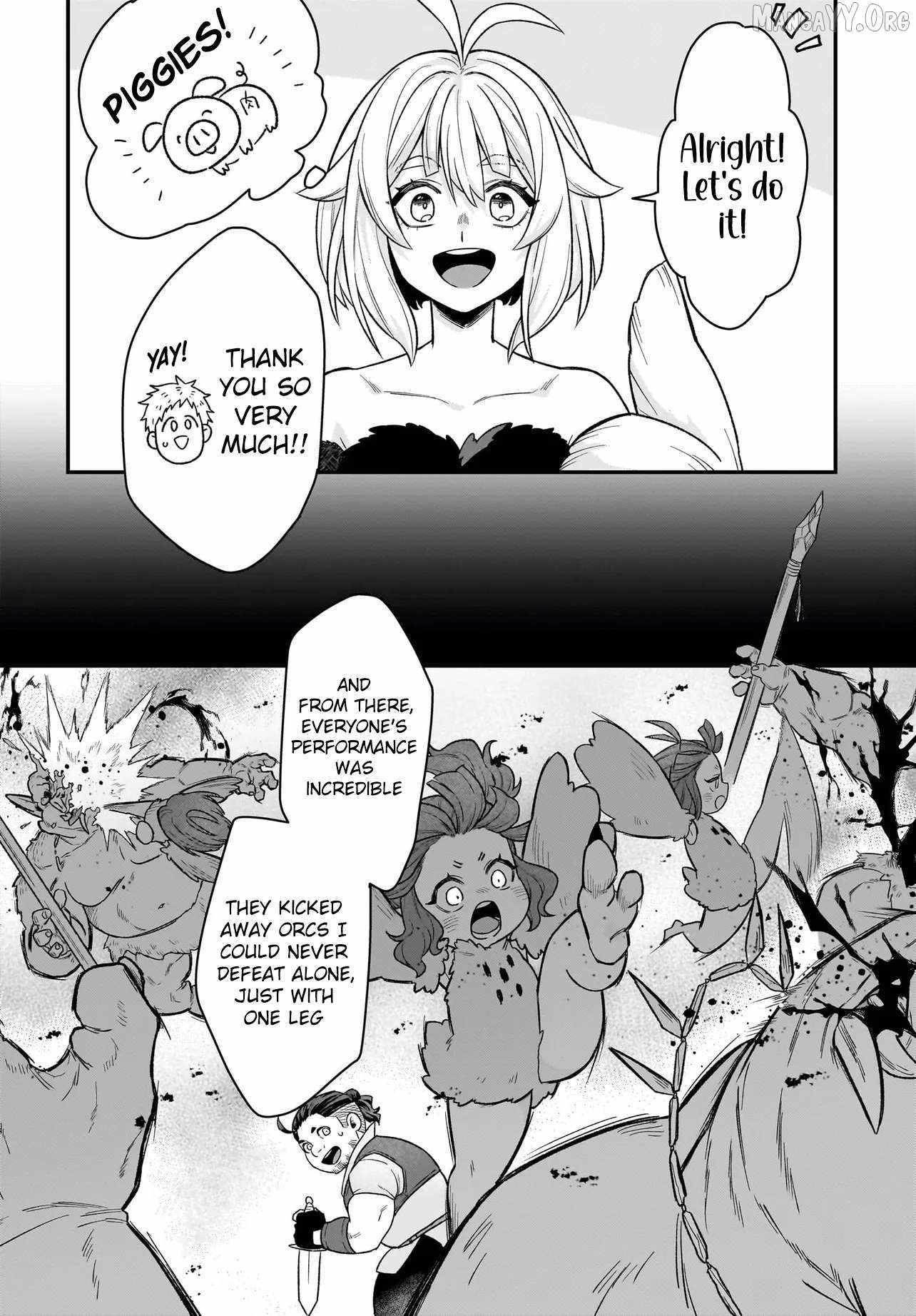 Dachoujuujin no wa Chamecha Musou Aho Kawaii Saikyou Shuzoku no Riidaa ni Narimashita Chapter 4 page 9 - 