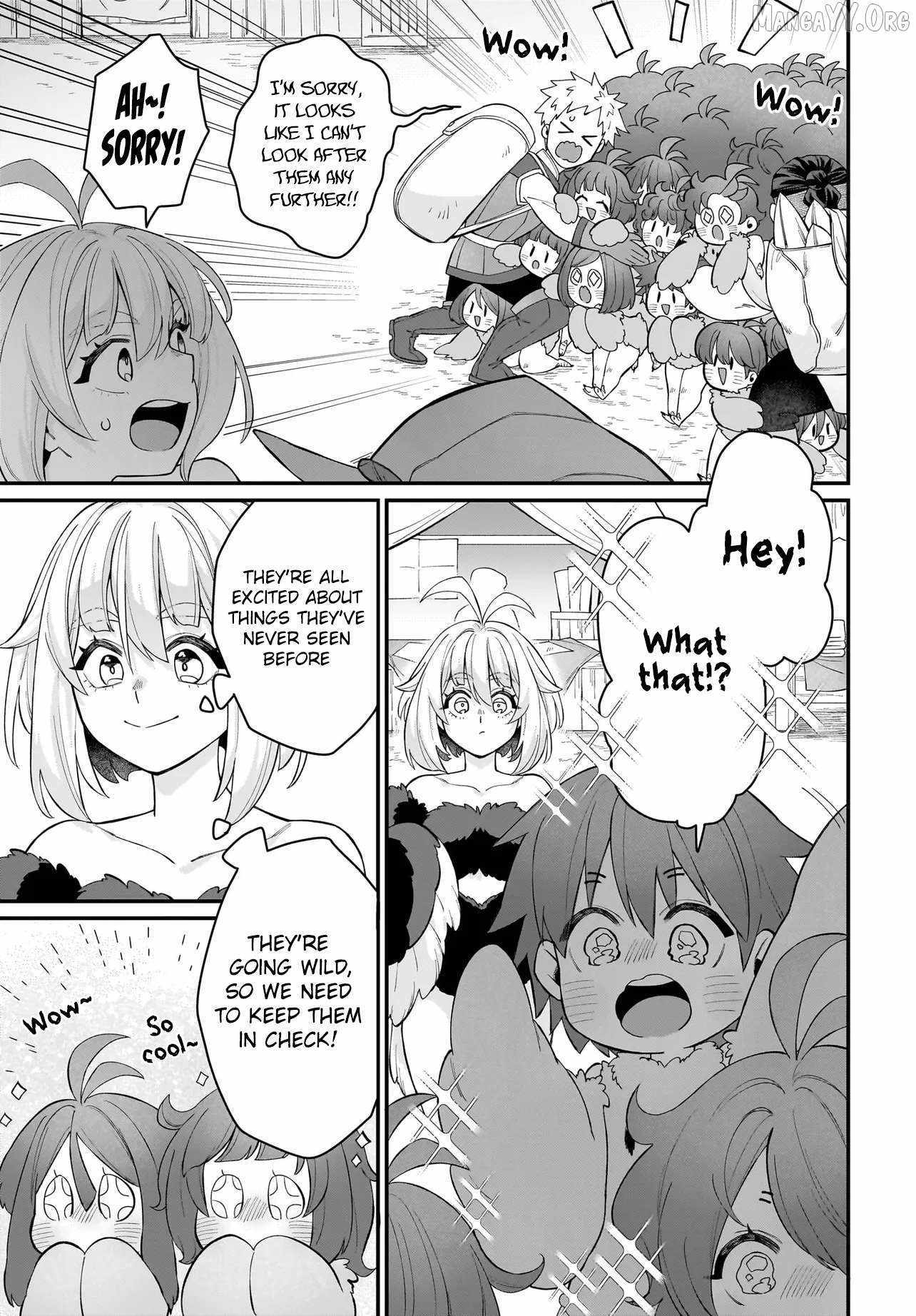 Dachoujuujin no wa Chamecha Musou Aho Kawaii Saikyou Shuzoku no Riidaa ni Narimashita Chapter 6 page 8 - 