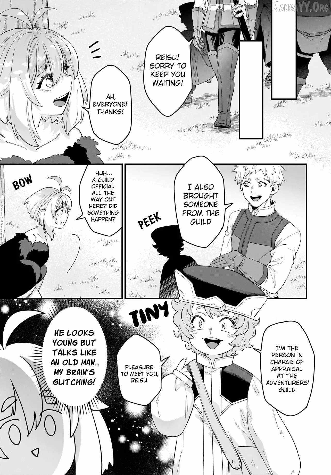 Dachoujuujin no wa Chamecha Musou Aho Kawaii Saikyou Shuzoku no Riidaa ni Narimashita Chapter 7 page 12 - 