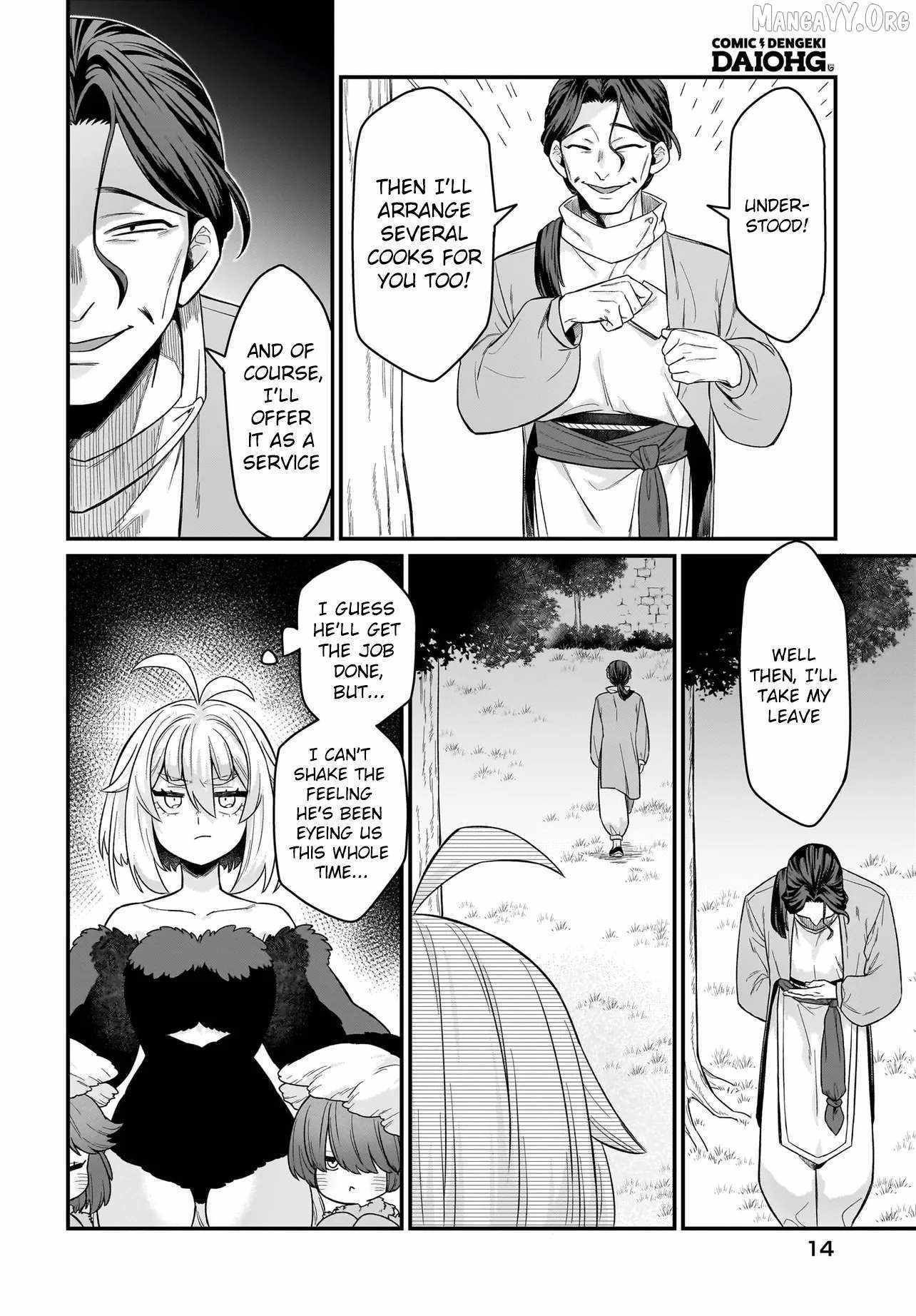 Dachoujuujin no wa Chamecha Musou Aho Kawaii Saikyou Shuzoku no Riidaa ni Narimashita Chapter 8 page 13 - 