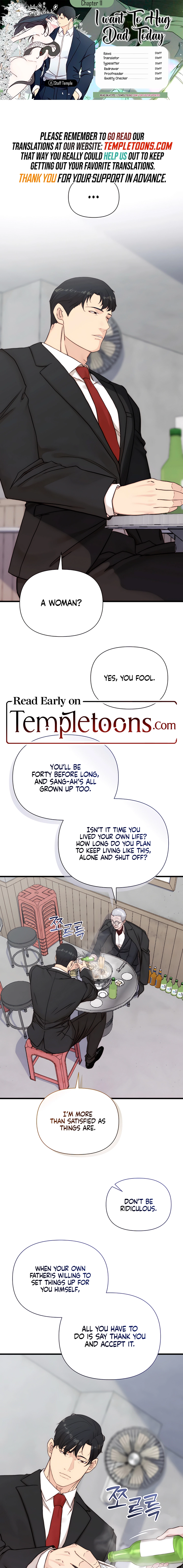 Dad Wants to Hold Me Again Today Chapter 11 page 1 - 