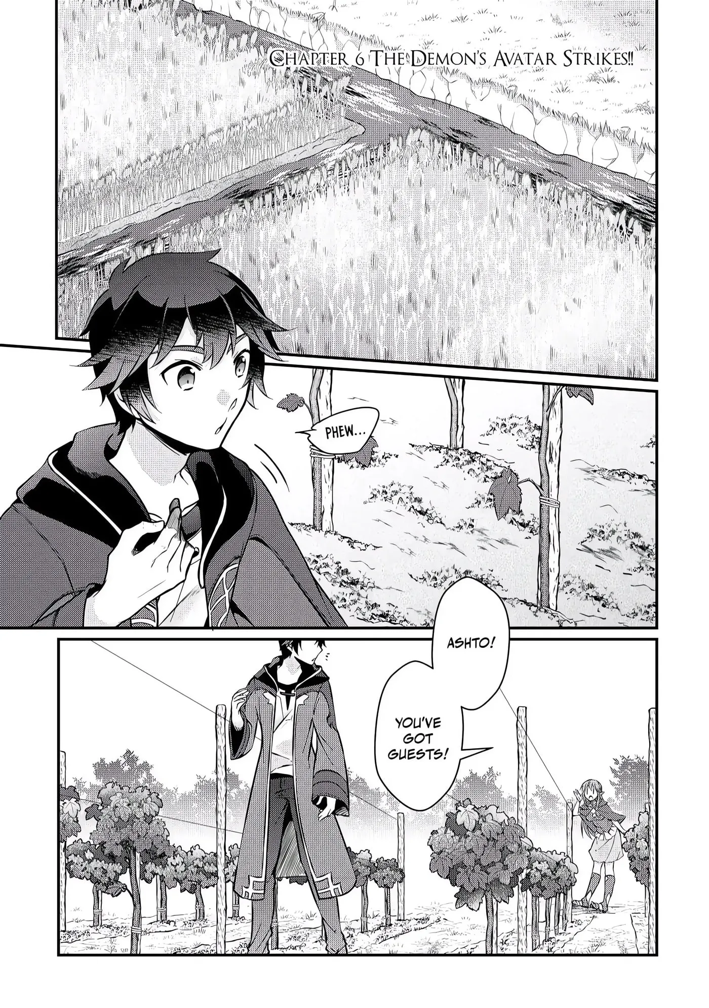 Dai Shizen no Mahoushi Ashto, Sutareta Ryouchi de Slow Life Chapter 6 page 1 - 