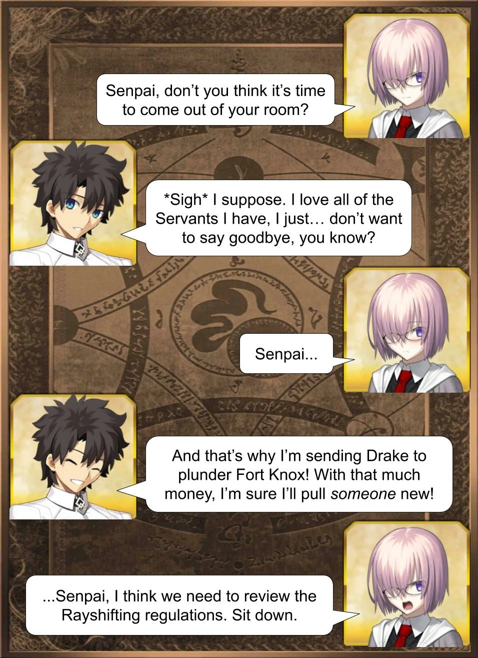 Daily Chaldea Chapter 4 page 1 - 