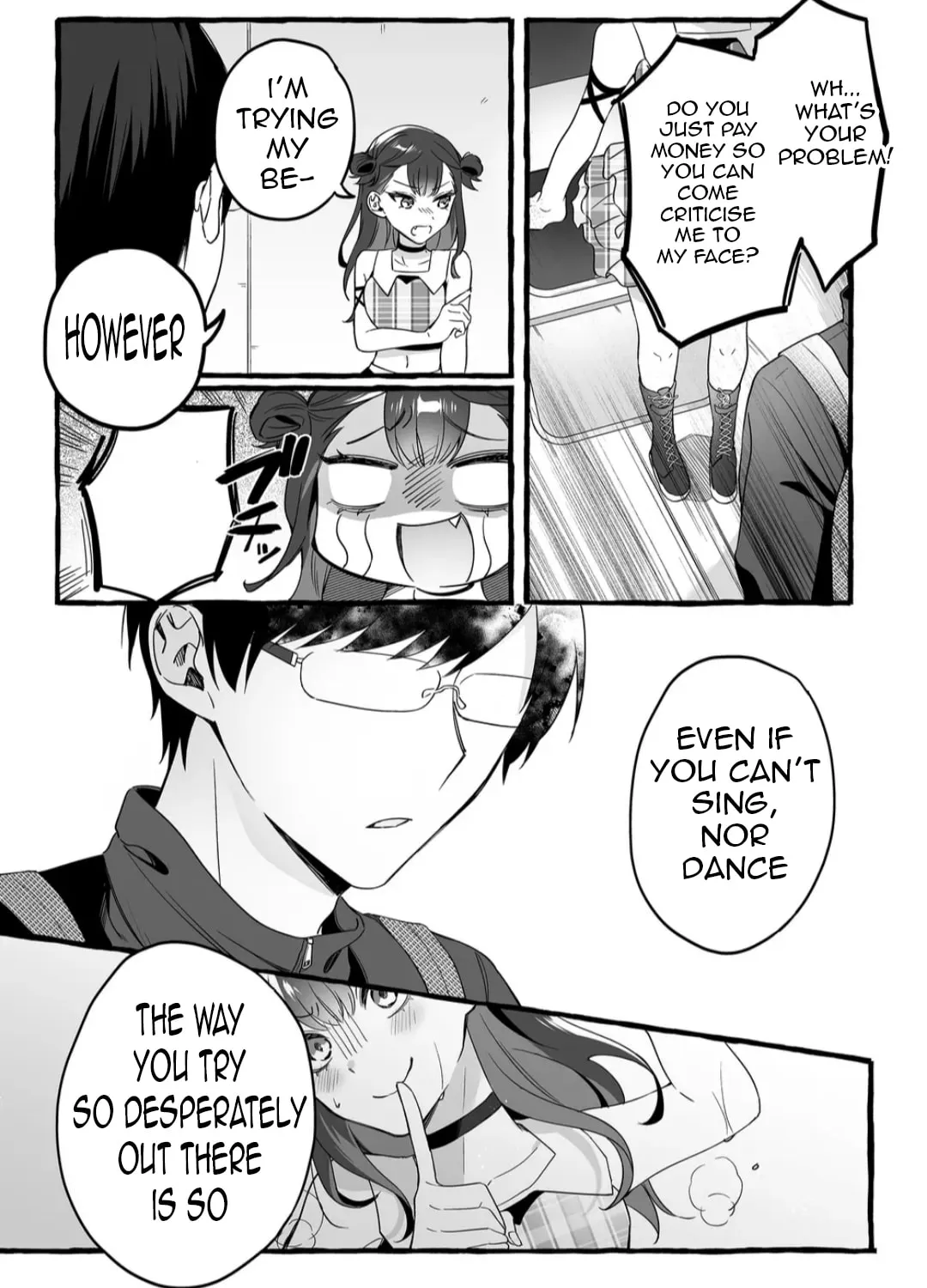 Damedol to Sekai ni 1-ri Dake no Fan Chapter 1 page 14 - 
