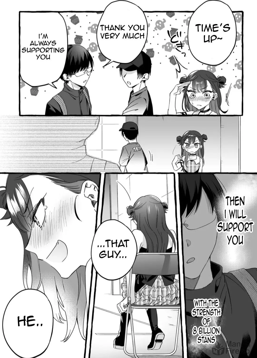 Damedol to Sekai ni 1-ri Dake no Fan Chapter 1 page 28 - 