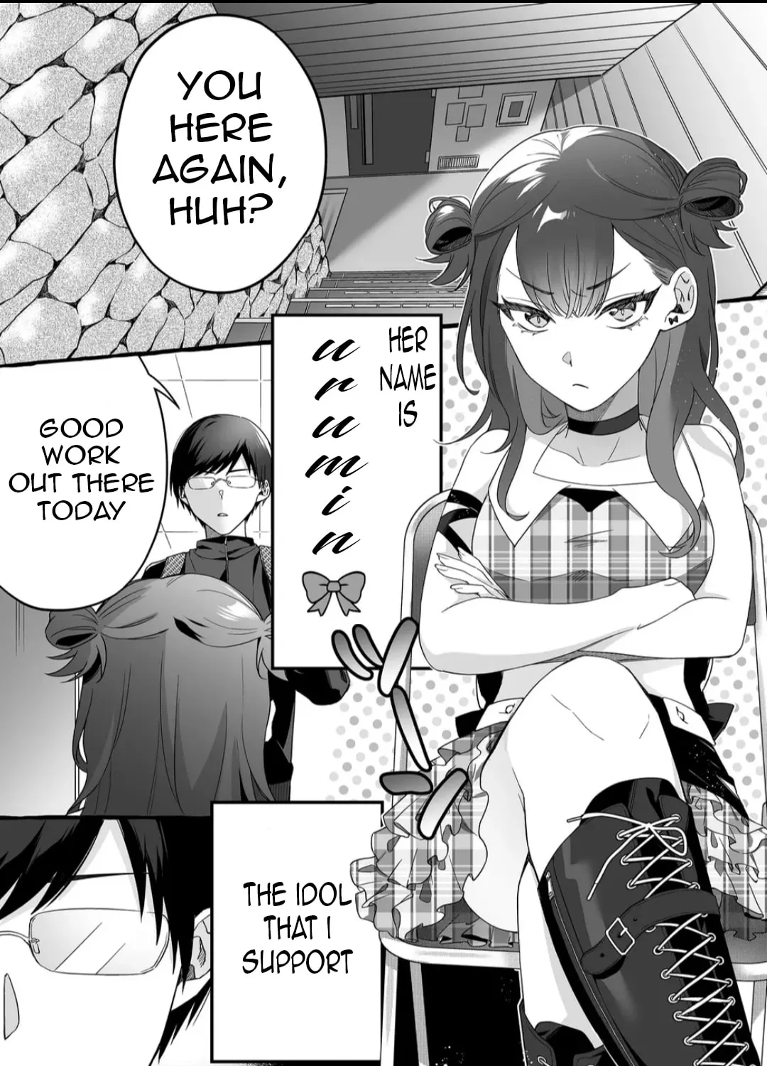 Damedol to Sekai ni 1-ri Dake no Fan Chapter 1 page 6 - 