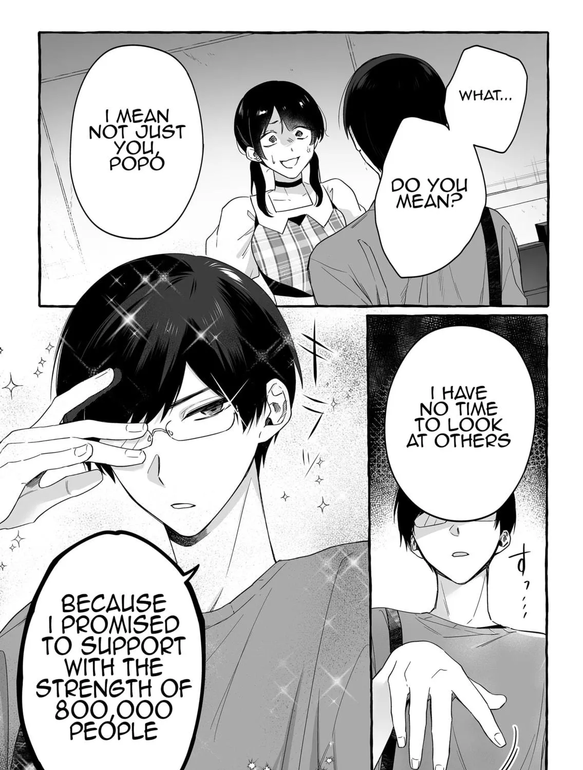 Damedol to Sekai ni 1-ri Dake no Fan Chapter 18 page 11 - 