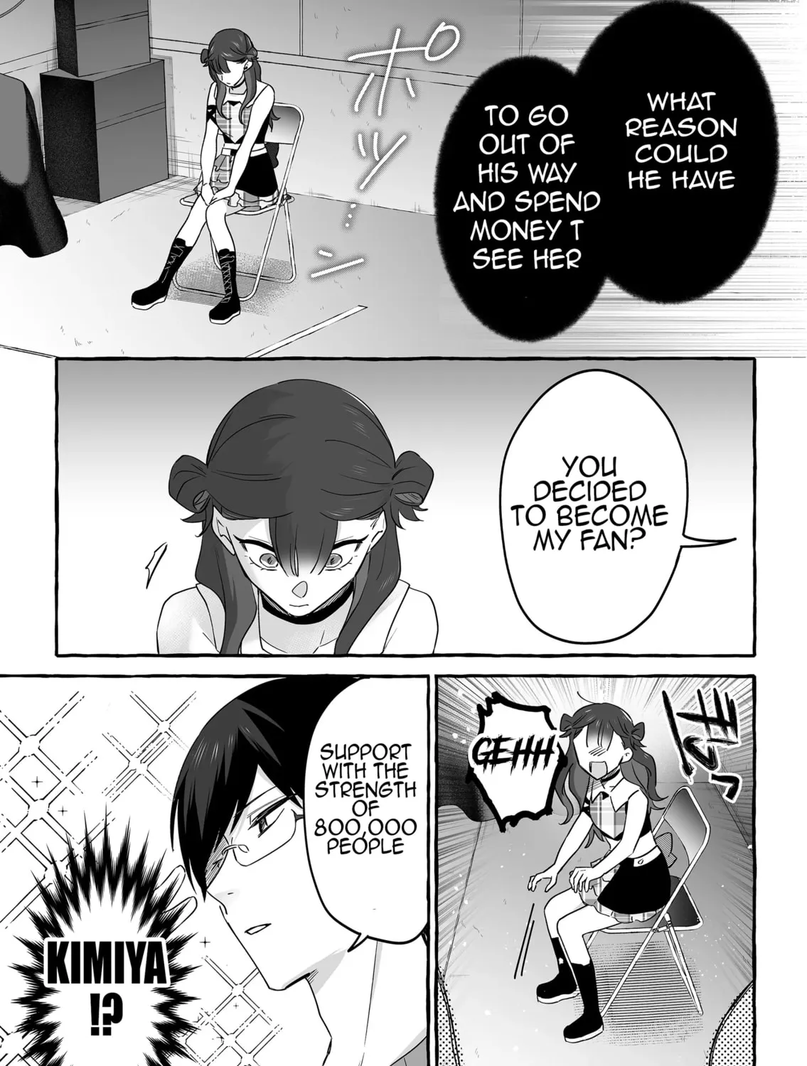 Damedol to Sekai ni 1-ri Dake no Fan Chapter 18 page 31 - 