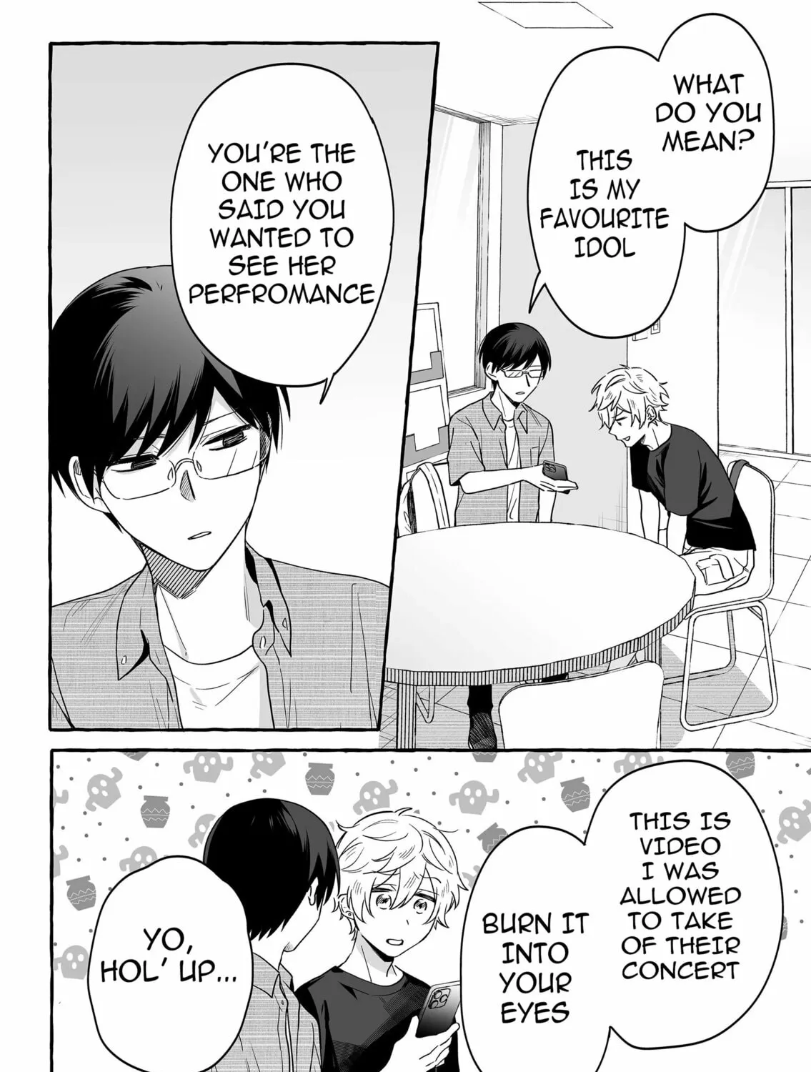 Damedol to Sekai ni 1-ri Dake no Fan Chapter 22 page 13 - 