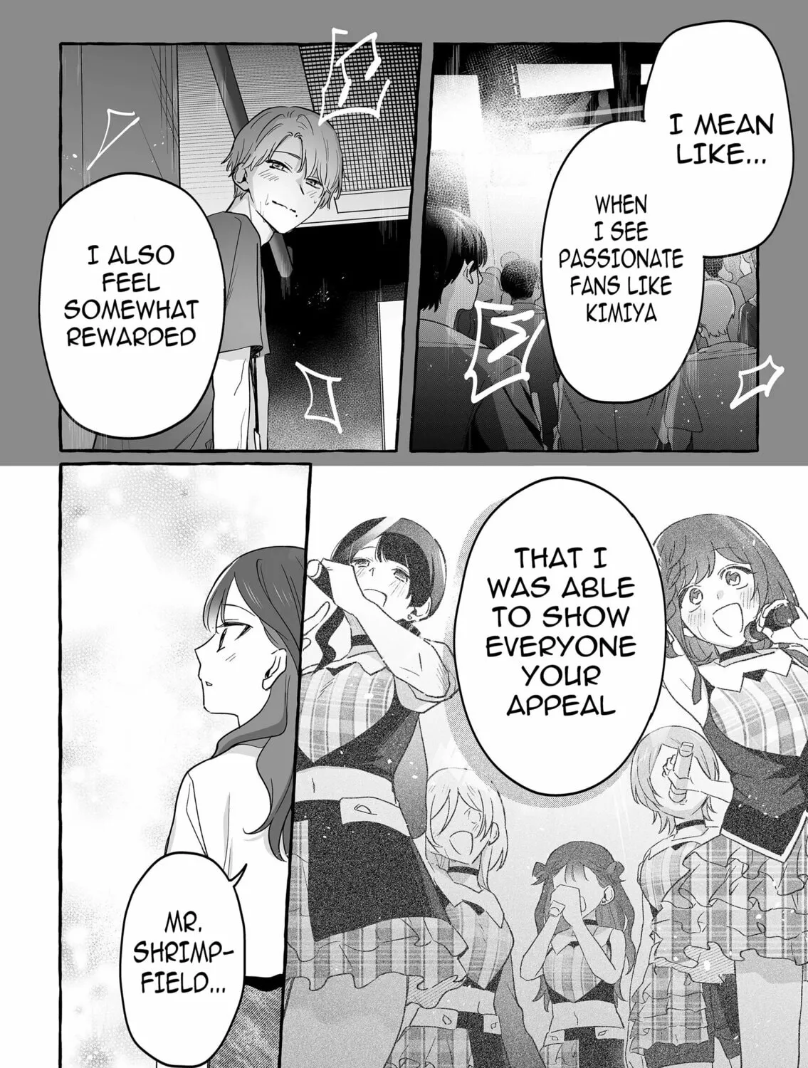 Damedol to Sekai ni 1-ri Dake no Fan Chapter 30 page 27 - 
