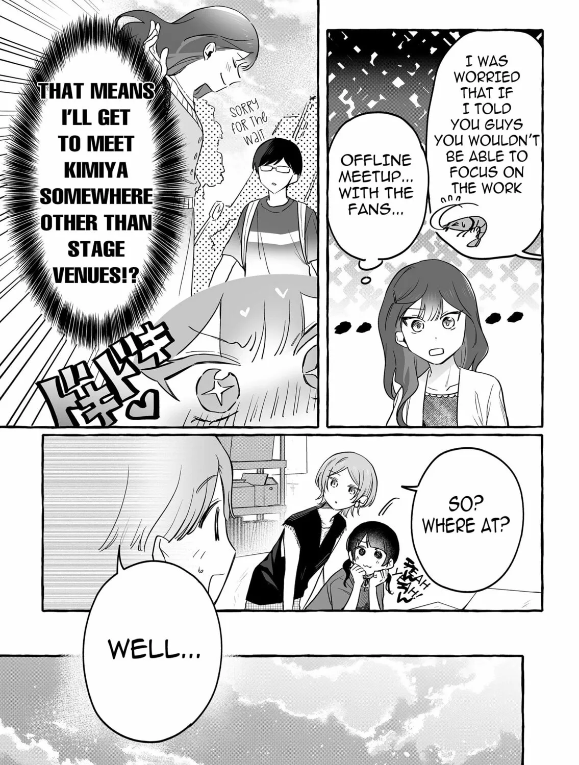 Damedol to Sekai ni 1-ri Dake no Fan Chapter 31 page 3 - 