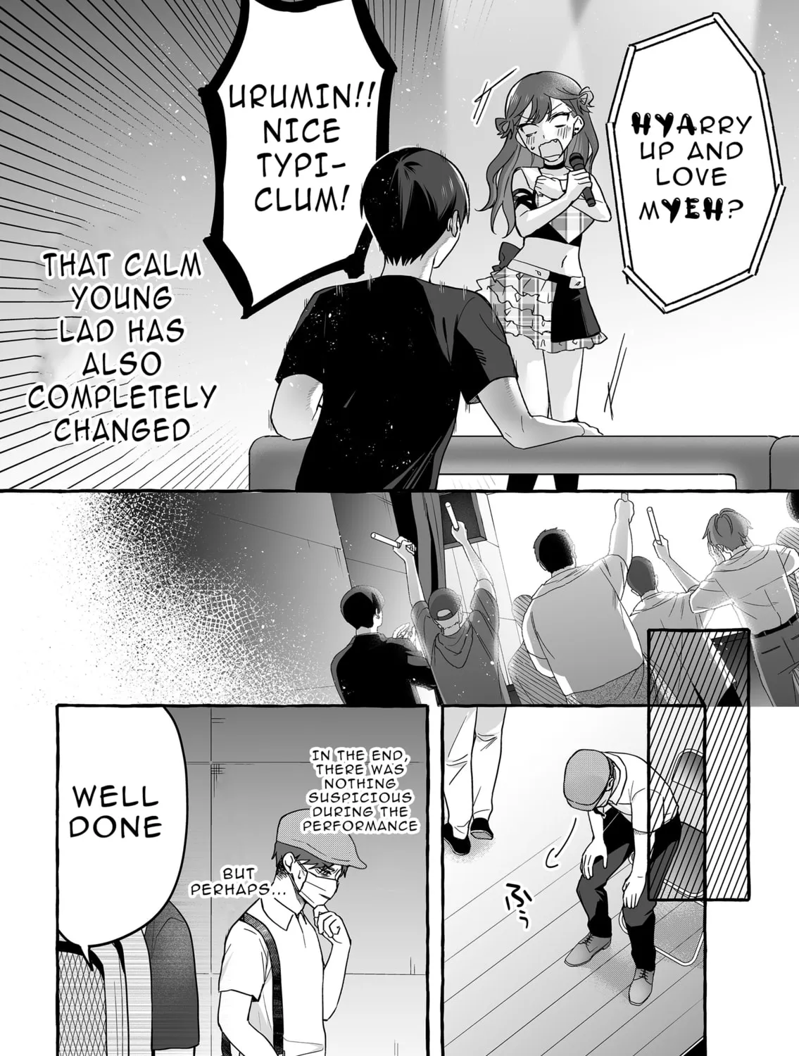 Damedol to Sekai ni 1-ri Dake no Fan Chapter 38 page 15 - 