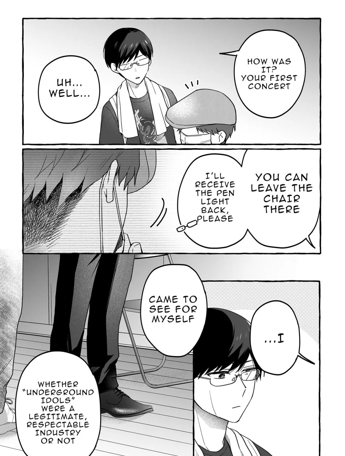 Damedol to Sekai ni 1-ri Dake no Fan Chapter 38 page 17 - 