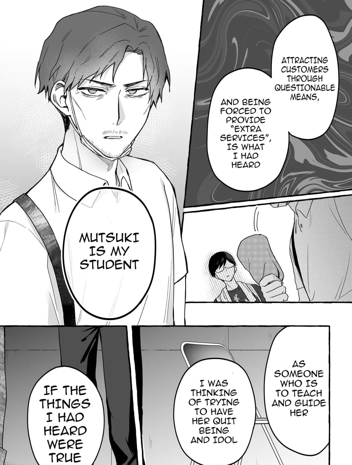 Damedol to Sekai ni 1-ri Dake no Fan Chapter 38 page 19 - 
