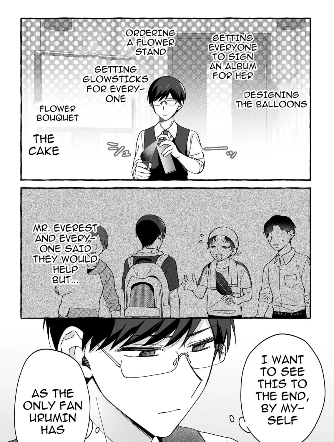 Damedol to Sekai ni 1-ri Dake no Fan Chapter 40 page 9 - 