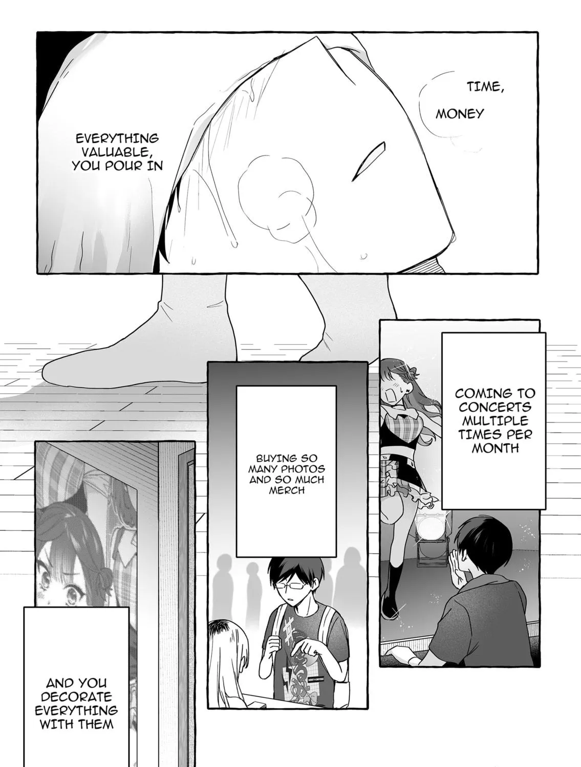 Damedol to Sekai ni 1-ri Dake no Fan Chapter 45 page 9 - 