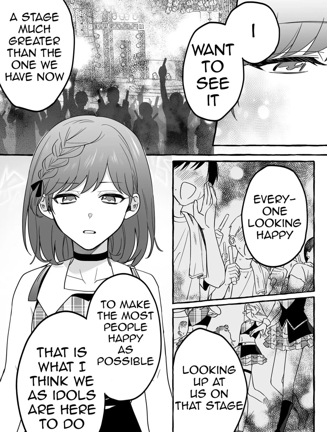 Damedol to Sekai ni 1-ri Dake no Fan Chapter 8 page 13 - 