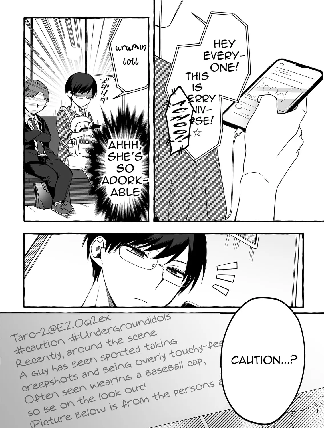 Damedol to Sekai ni 1-ri Dake no Fan Chapter 8 page 3 - 