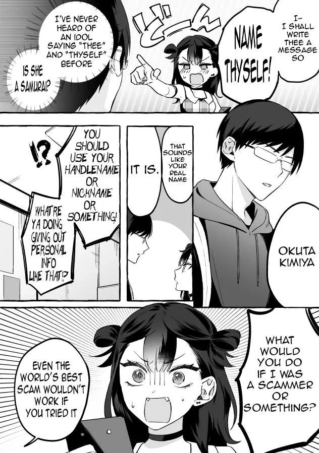Damedol to Sekai ni Hitori Dake no Fan Chapter 3 page 3 - 