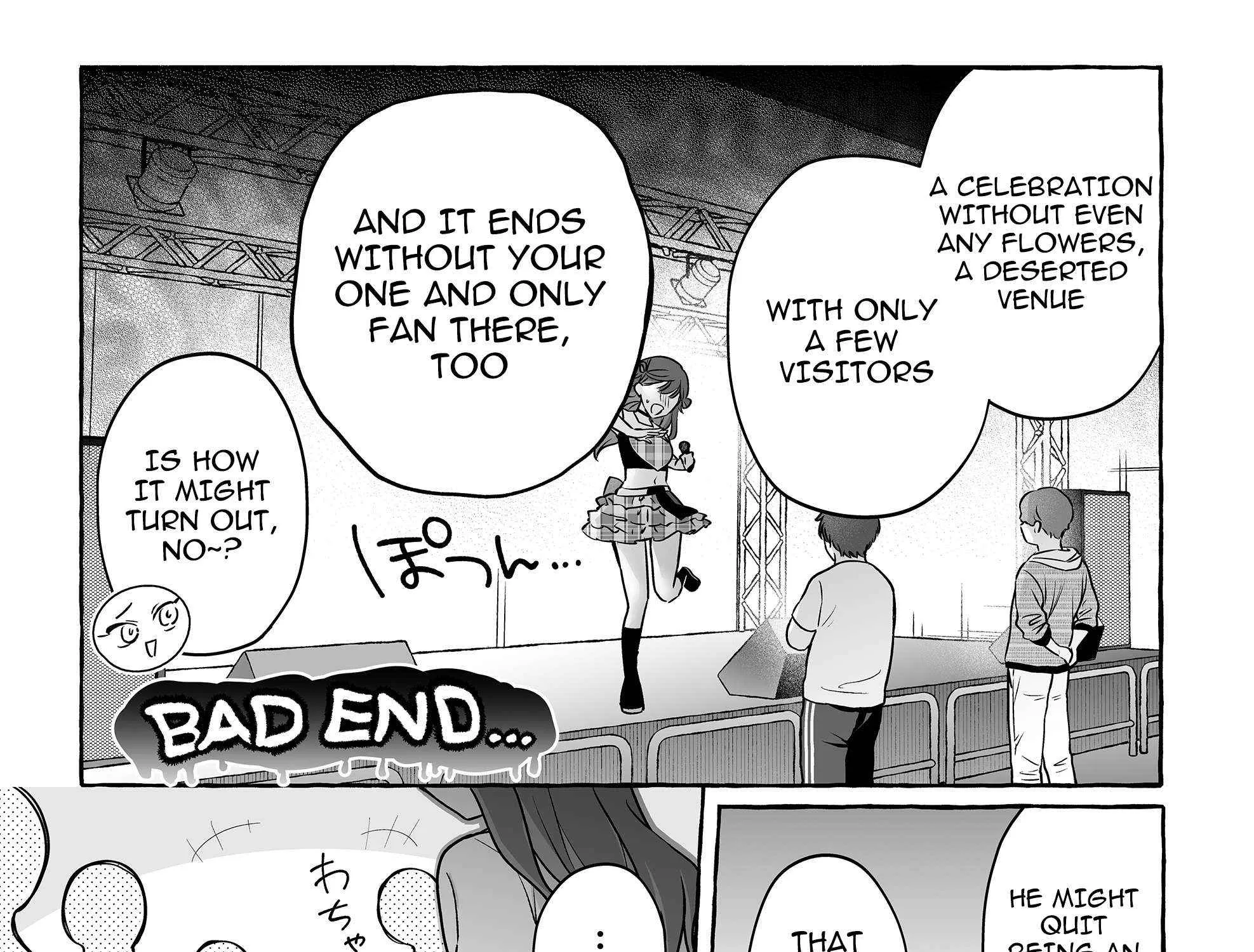 Damedol to Sekai ni Hitori Dake no Fan Chapter 48 page 9 - 
