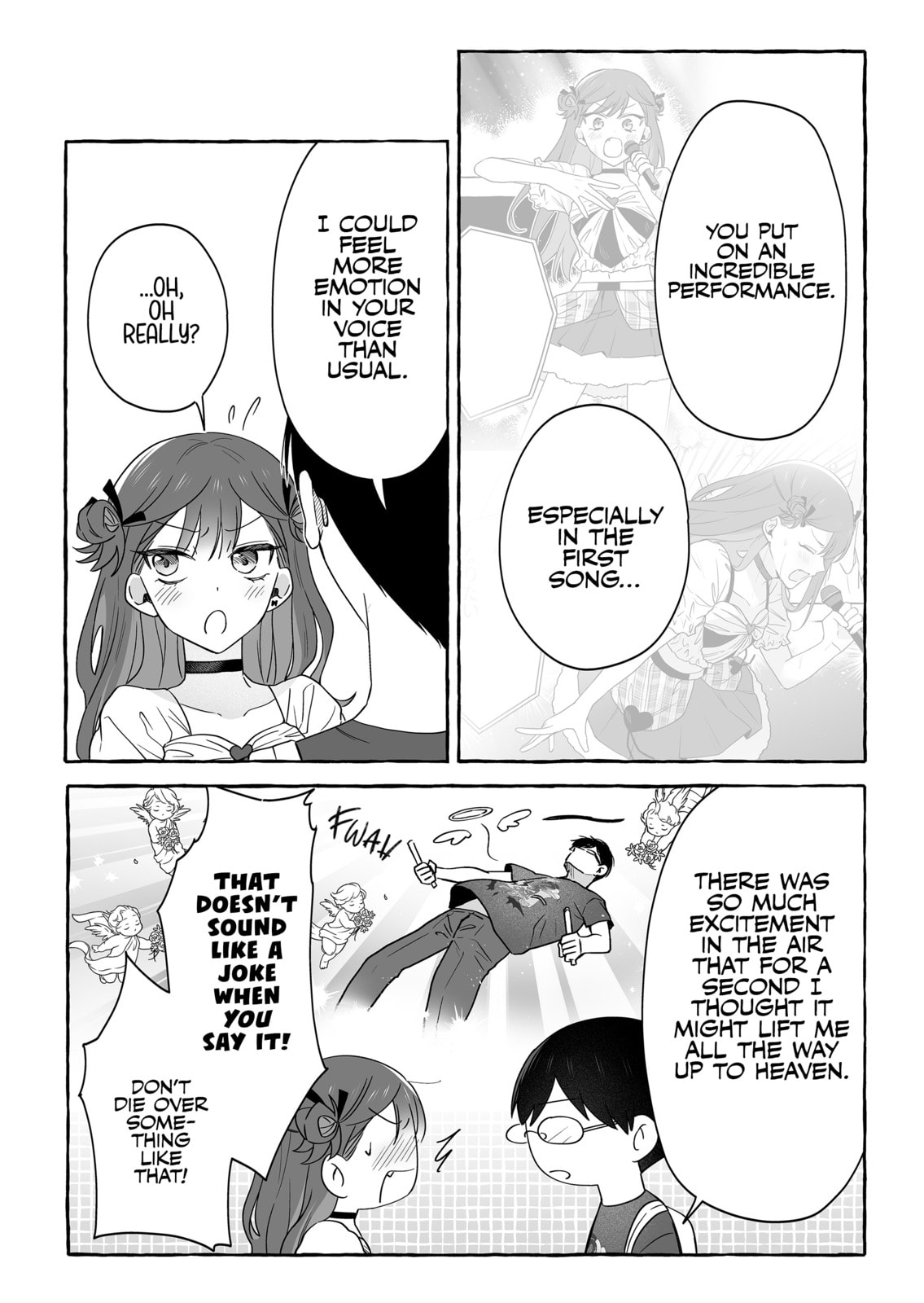 Damedol to Sekai ni Hitori Dake no Fan Chapter 52 page 10 - 