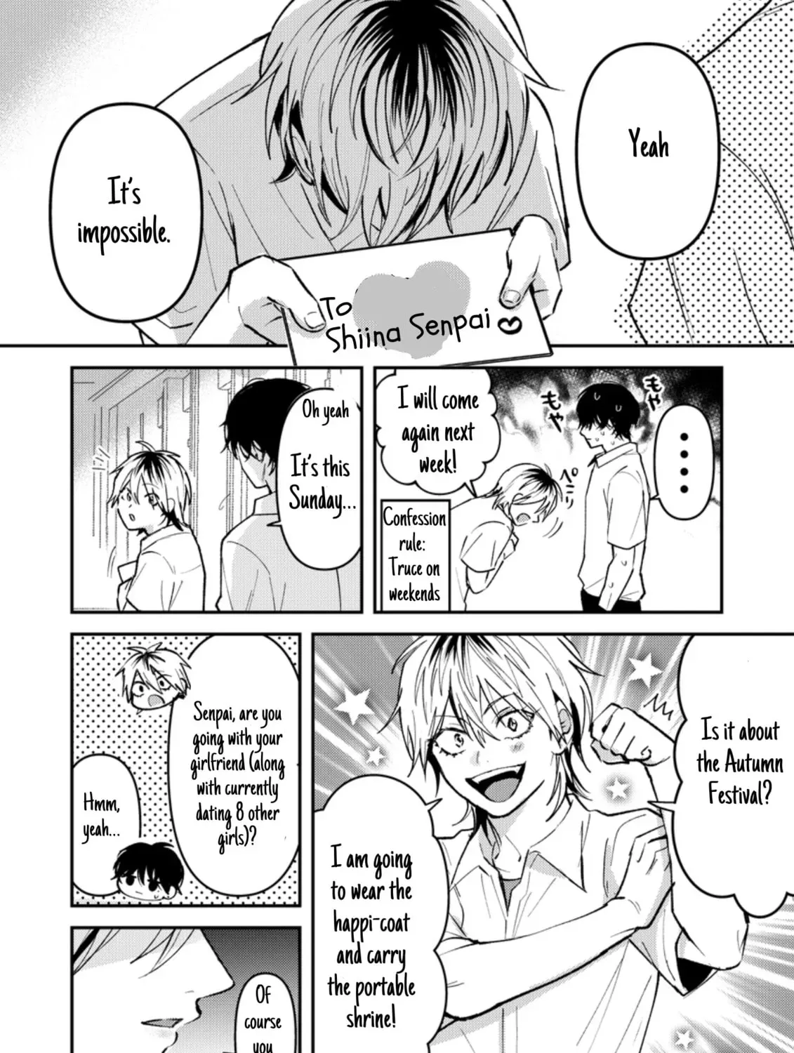 Dameo no Shiina-senpai to Yabao no Sasaki-kun Chapter 1.1 page 5 - 