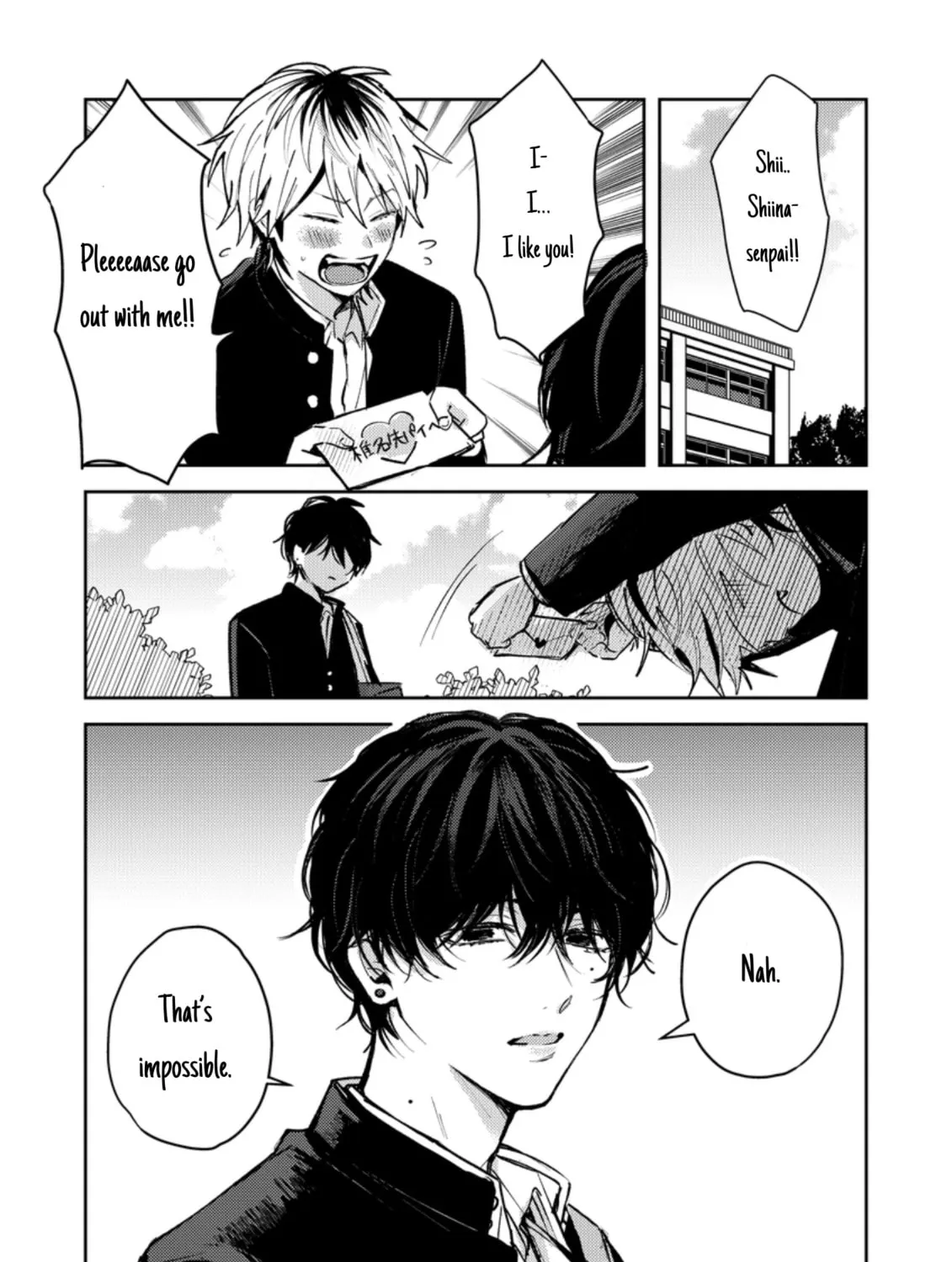 Dameo no Shiina-senpai to Yabao no Sasaki-kun Chapter 1 page 3 - 