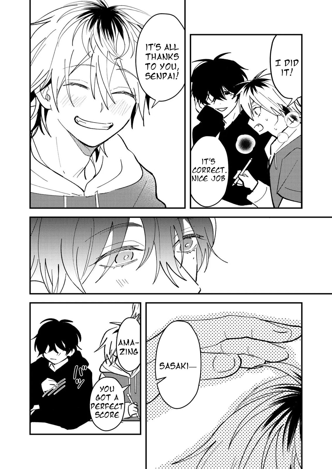 Dameo no Shiina-senpai to Yabao no Sasaki-kun Chapter 49 page 9 - 
