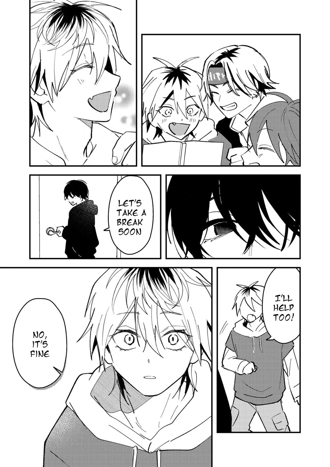 Dameo no Shiina-senpai to Yabao no Sasaki-kun Chapter 49 page 10 - 