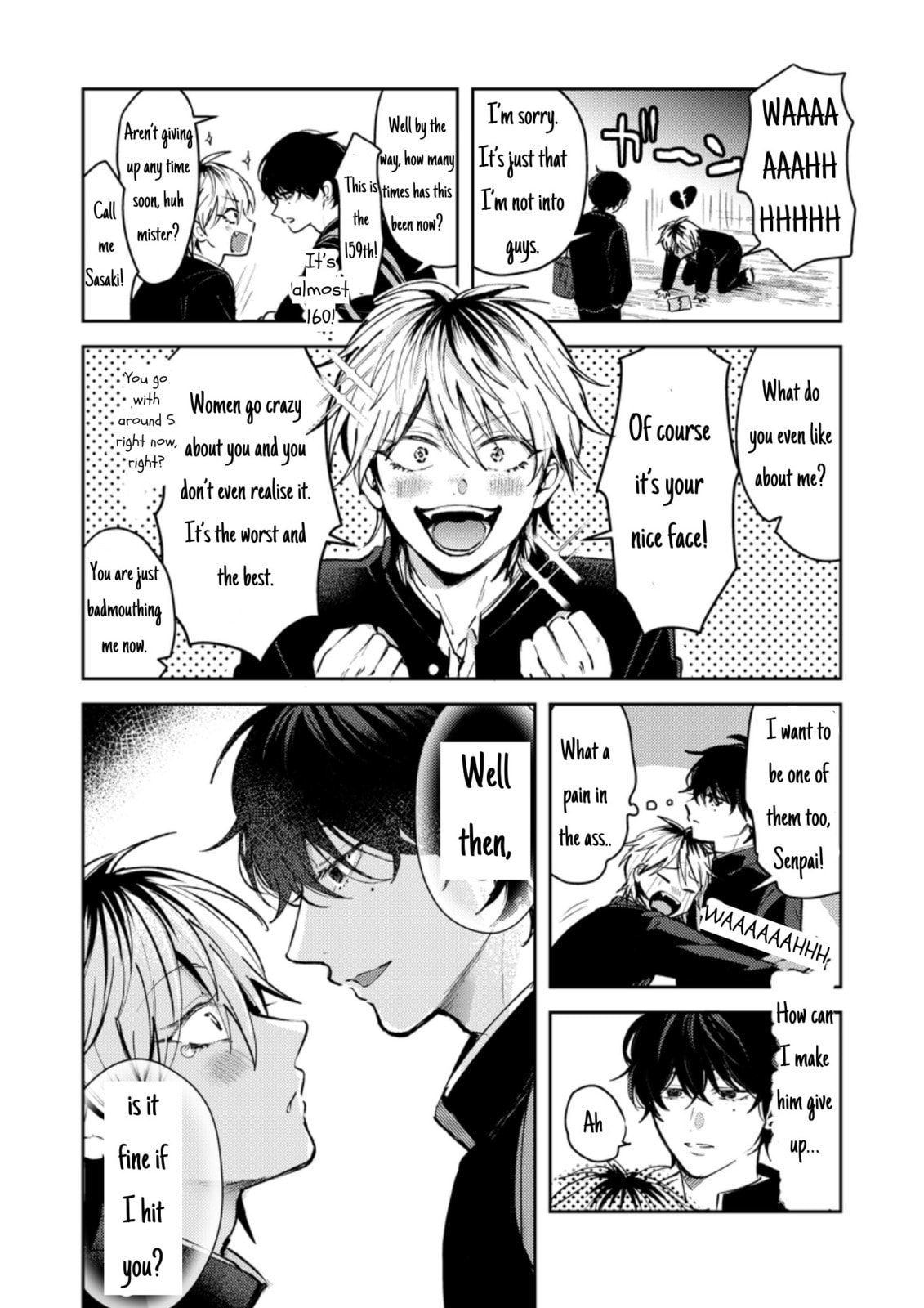Dameo no Shiina-senpai to Yabao no Sasaki-kun Chapter 68 page 3 - 