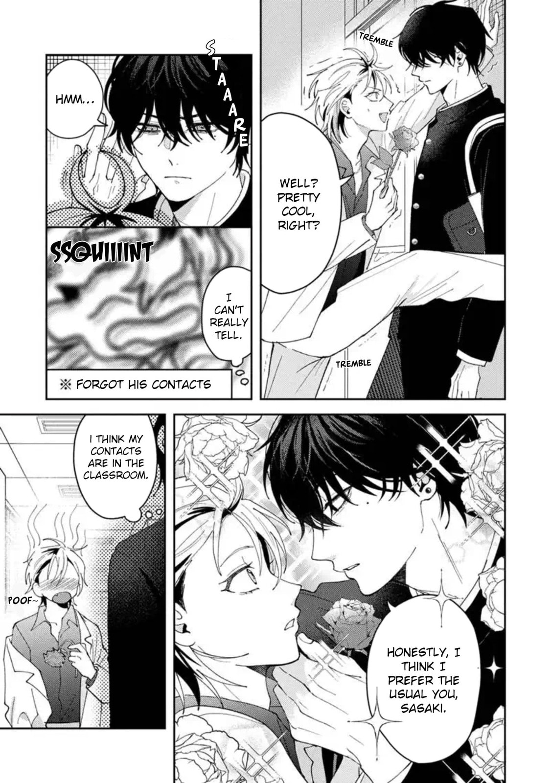 Dameo no Shiina-senpai to Yabao no Sasaki-kun Chapter 69 page 8 - 