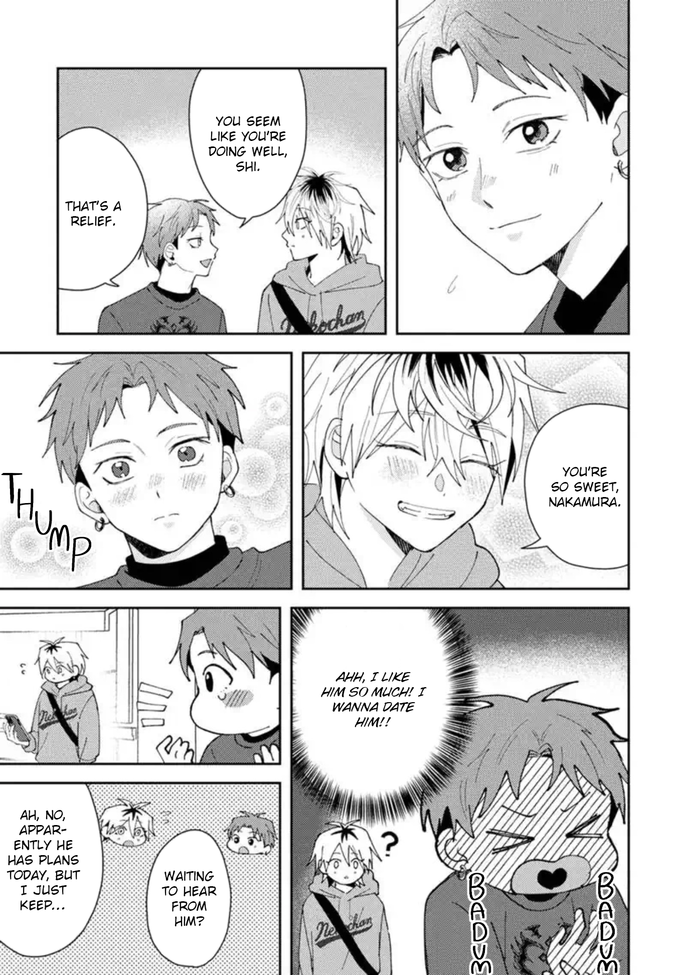 Dameo no Shiina-senpai to Yabao no Sasaki-kun Chapter 70 page 17 - 