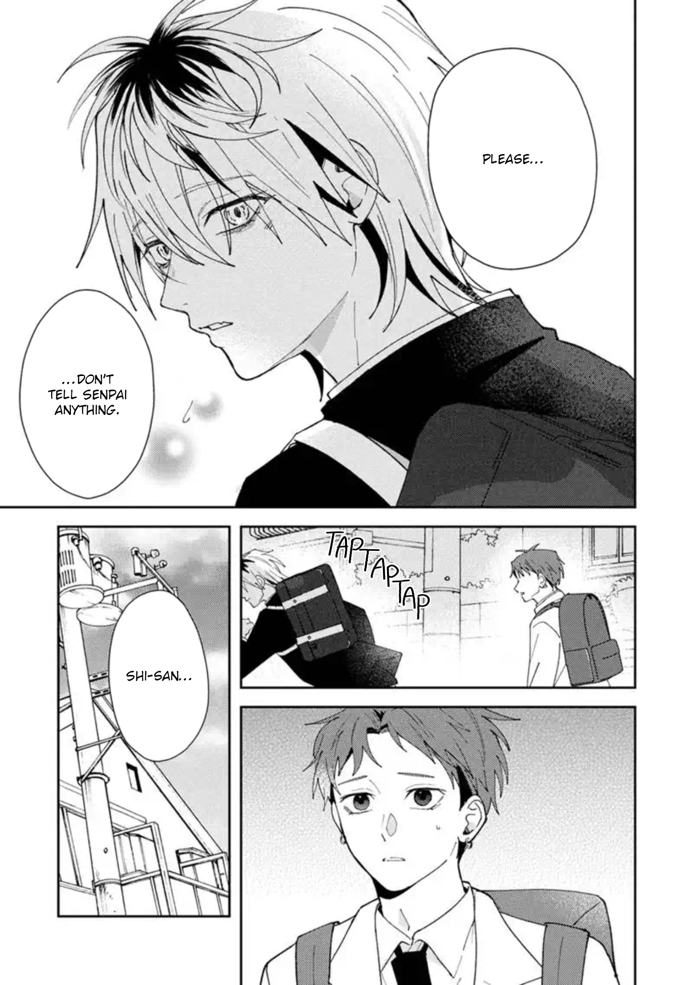 Dameo no Shiina-senpai to Yabao no Sasaki-kun Chapter 71 page 8 - 